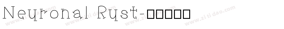 Neuronal Rust字体转换
